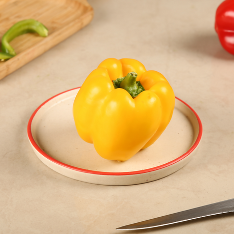 Yellow Bell Pepper (Pivli Shimla Mirchi)